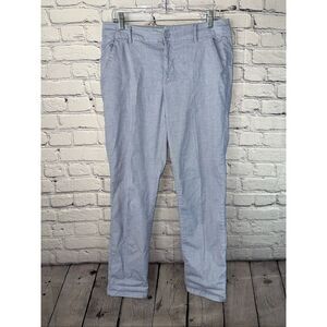 L.O.G.G. Label Of Graded Goods H&M Chino Cotton Women's Pants Size 8 Light Blue